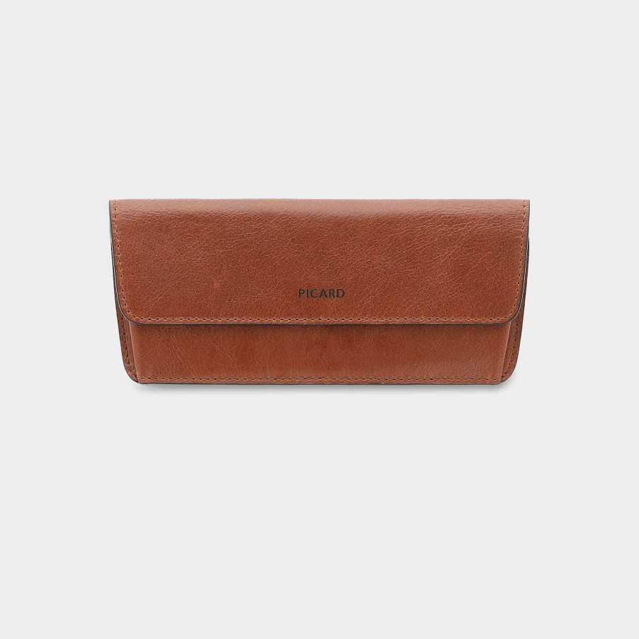 Small Leather Goods PICARD Glasses Case | Glasses Case Button R110